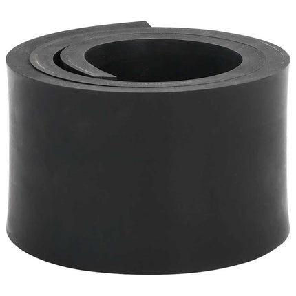 Bordo in Gomma per Spazzaneve Nero 80x8x1 cm