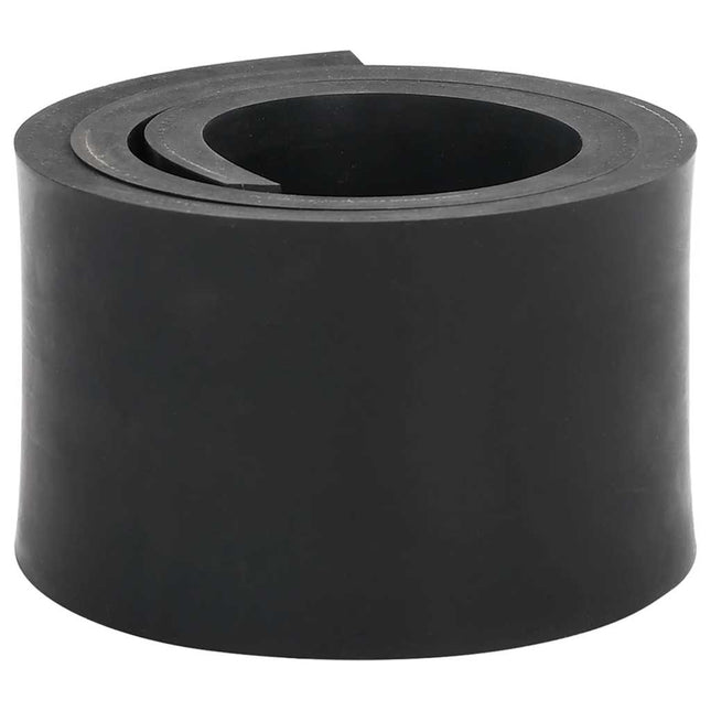 Bordo in Gomma per Spazzaneve Nero 80x8x1 cm
