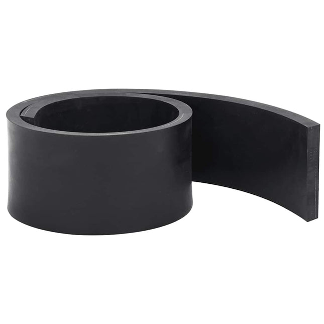Bordo in Gomma per Spazzaneve Nero 100x8x1 cm
