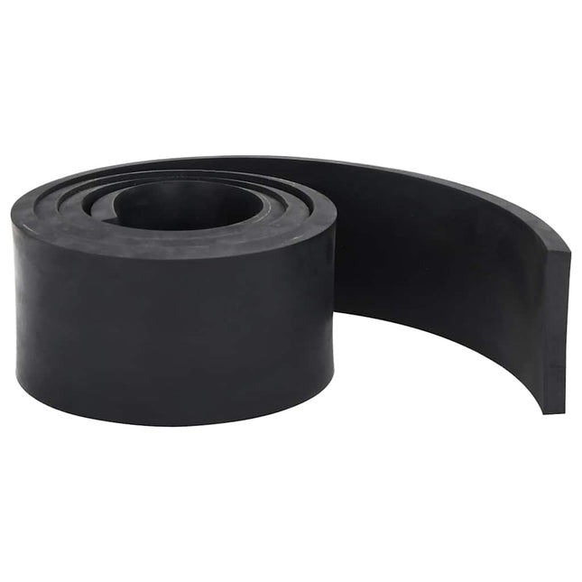 Bordo in Gomma per Spazzaneve Nero 150x8x1 cm