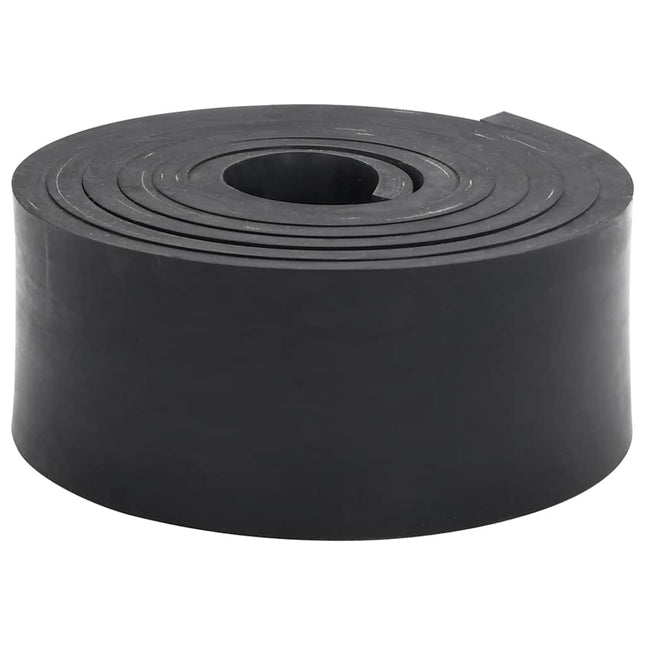 Bordo in Gomma per Spazzaneve Nero 250x8x1 cm