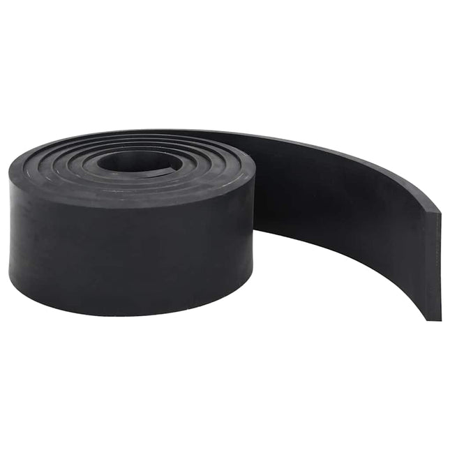 Bordo in Gomma per Spazzaneve Nero 250x8x1 cm