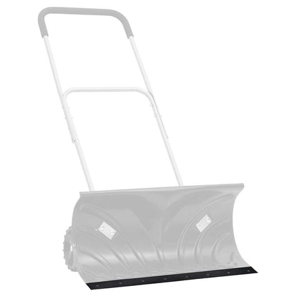 Bordo in Gomma per Spazzaneve Nero 80x10x1 cm