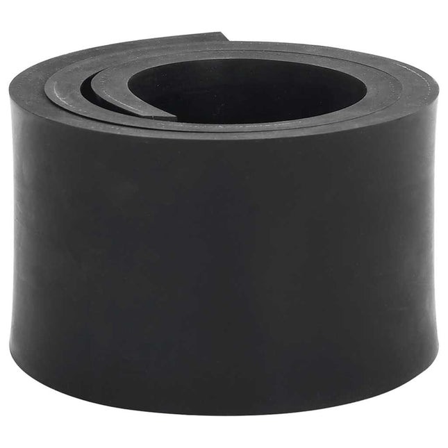 Bordo in Gomma per Spazzaneve Nero 120x10x1 cm