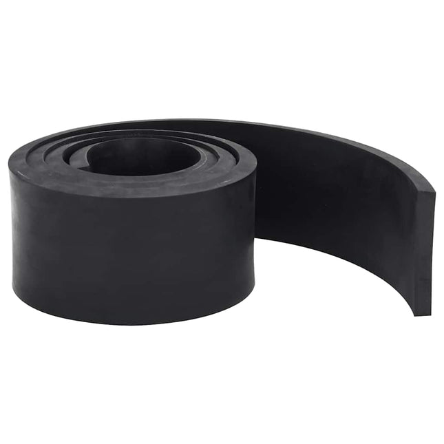 Bordo in Gomma per Spazzaneve Nero 150x10x1 cm