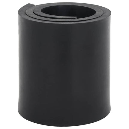Bordo in Gomma per Spazzaneve Nero 120x15x1 cm