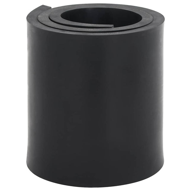 Bordo in Gomma per Spazzaneve Nero 120x15x1 cm
