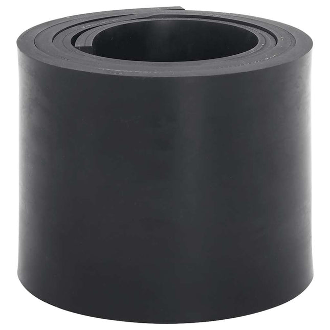 Bordo in Gomma per Spazzaneve Nero 150x15x1 cm