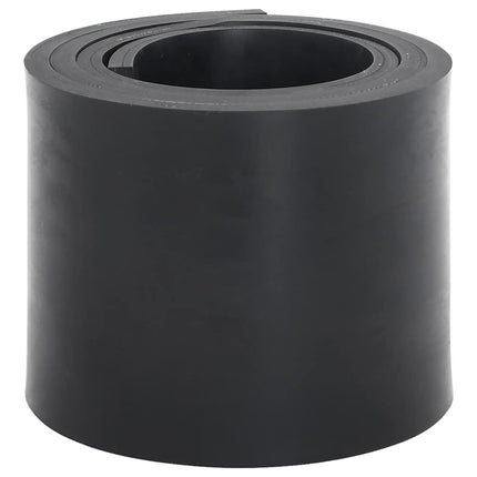 Bordo in Gomma per Spazzaneve Nero 200x15x1 cm