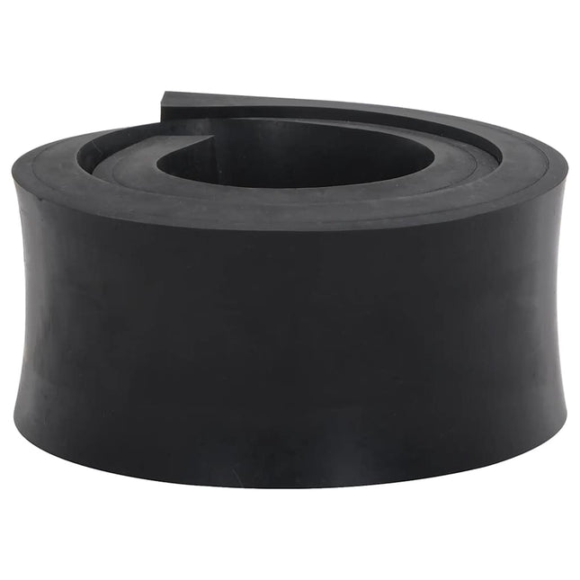Bordo in Gomma per Spazzaneve Nero 80x8x2 cm