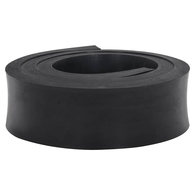 Bordo in Gomma per Spazzaneve Nero 150x8x2 cm