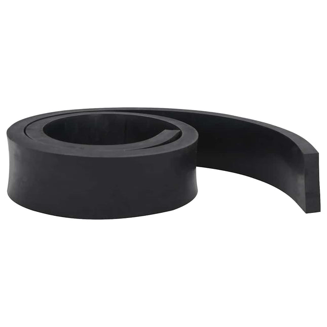 Bordo in Gomma per Spazzaneve Nero 200x8x2 cm