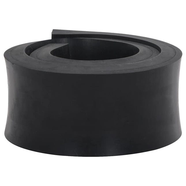 Bordo in Gomma per Spazzaneve Nero 100x10x2 cm