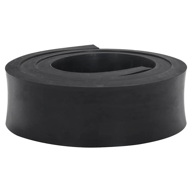 Bordo in Gomma per Spazzaneve Nero 200x10x2 cm