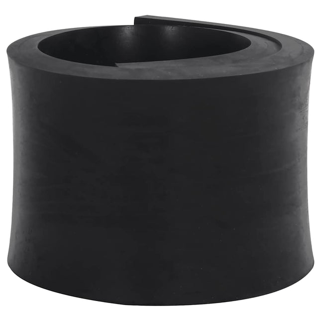 Bordo in Gomma per Spazzaneve Nero 80x15x2 cm