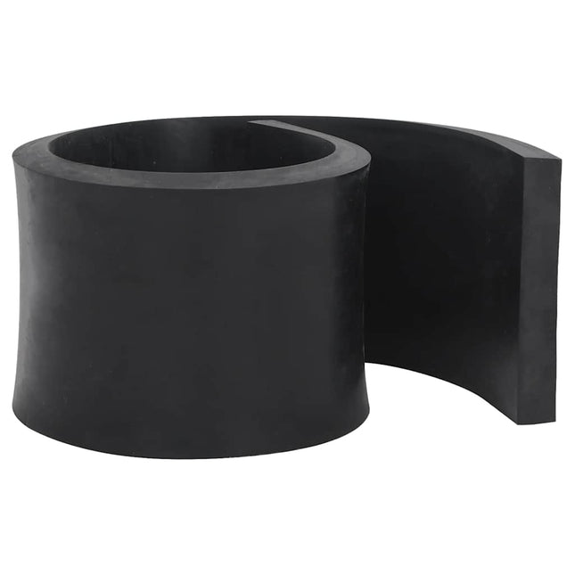 Bordo in Gomma per Spazzaneve Nero 100x15x2 cm