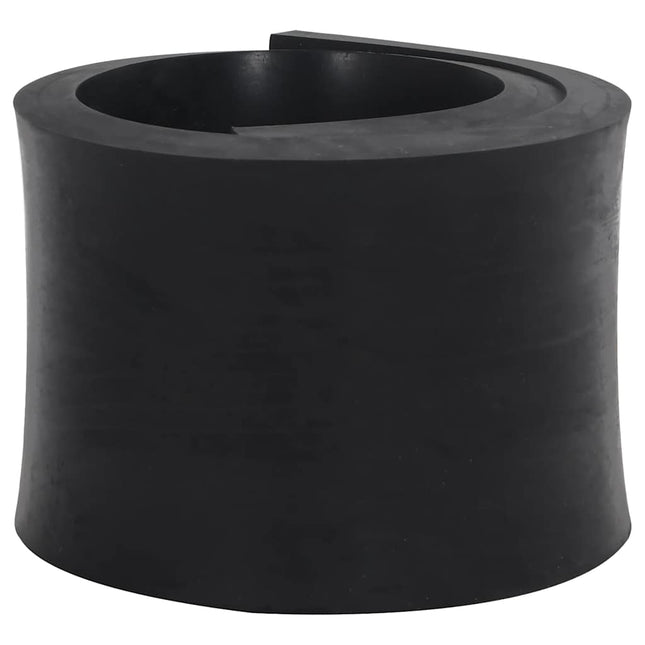 Bordo in Gomma per Spazzaneve Nero 120x15x2 cm