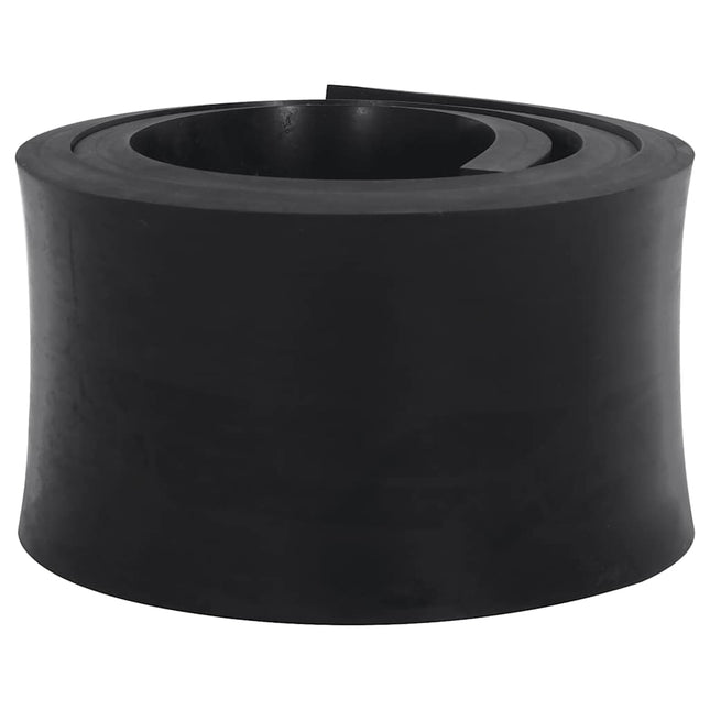 Bordo in Gomma per Spazzaneve Nero 150x15x2 cm