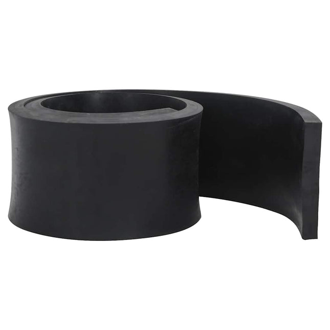 Bordo in Gomma per Spazzaneve Nero 150x15x2 cm
