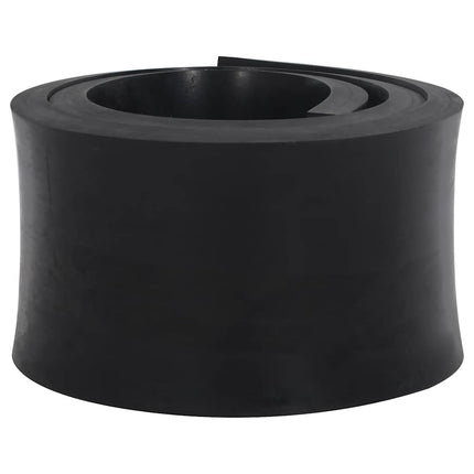 Bordo in Gomma per Spazzaneve Nero 180x15x2 cm