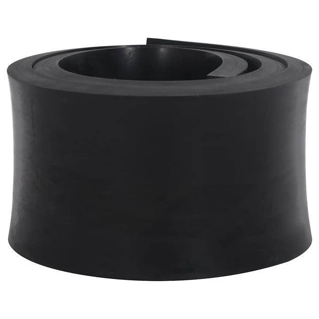 Bordo in Gomma per Spazzaneve Nero 180x15x2 cm