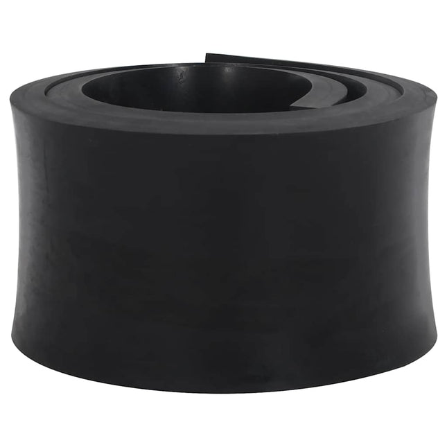 Bordo in Gomma per Spazzaneve Nero 200x15x2 cm
