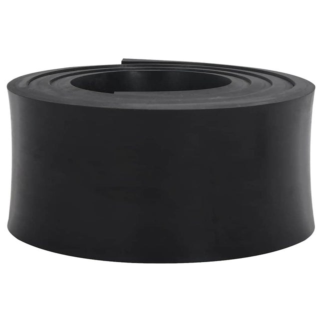 Bordo in Gomma per Spazzaneve Nero 250x15x2 cm