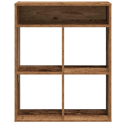 Libreria Legno Antico 66x31x80 cm in Legno Multistrato