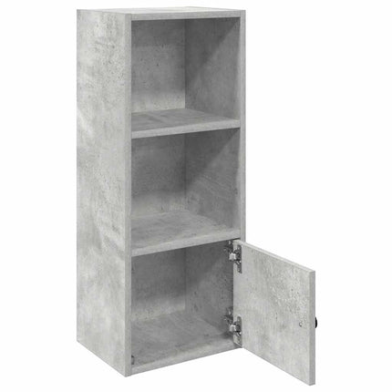 Libreria Grigio Cemento 31x24x77 cm in Legno Multistrato