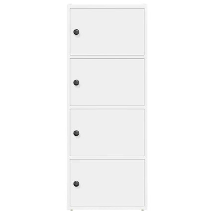 Libreria Bianca 40x24x102 cm in Legno Multistrato