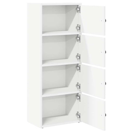 Libreria Bianca 40x24x102 cm in Legno Multistrato