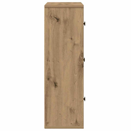 Libreria Rovere Artigianale 60x24x76,5 cm in Legno Multistrato