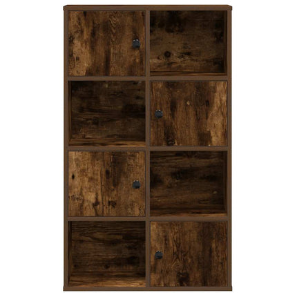 Libreria Rovere Fumo 60x24x101,5 cm in Legno Multistrato