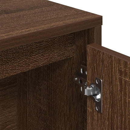 Libreria Rovere Marrone 89x24x101,5 cm in Legno Multistrato