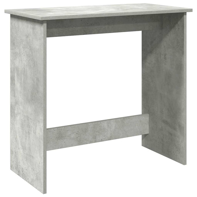 Scrivania Grigio Cemento 80x40x75 cm in Legno Multistrato