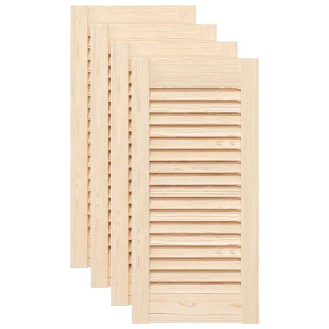 Ante con Design a Lamelle 4 pz 61,5x29,5 cm in Legno di Pino
