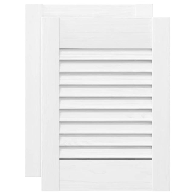 Ante a Lamelle 2 pz Bianche 39,5x29,5 cm