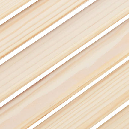 Porte a Battente 2-Paio Design a Lamelle 80x80 cm Legno di Pino