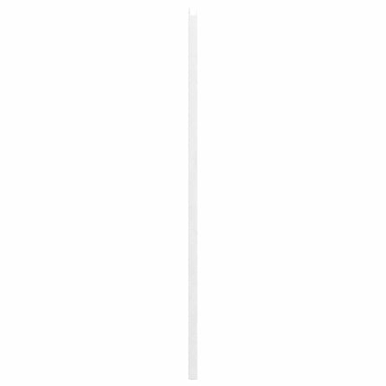 Porte a Battente 2-Paio Design a Lamelle Bianco 90x80 cm