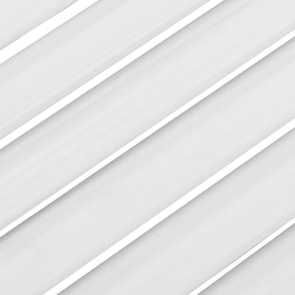 Porte a Battente 2-Paio Design a Lamelle Bianco 90x80 cm