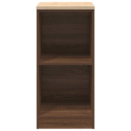 Armadietto per Garage in Rovere Marrone 40x51x85 cm