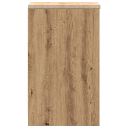 Armadietto per Garage in Rovere Artigianale 40x51x85 cm