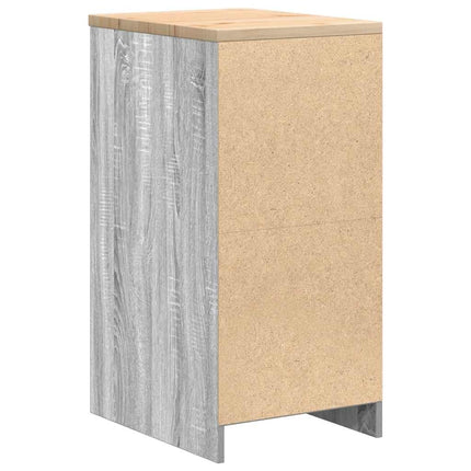 Armadietto per Garage Grigio Sonoma 40x51x85 cm