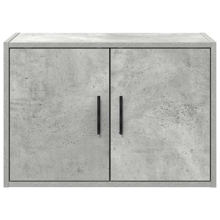Pensili per Garage 2 pz Grigio Cemento in Legno Multistrato