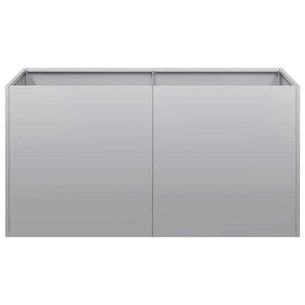 Fioriera 80x40x40 cm in Acciaio Zincato