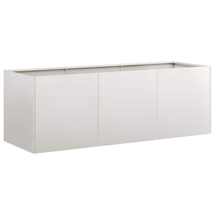 Fioriera 120x40x40 cm in Acciaio Inox