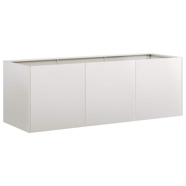 Fioriera 120x40x40 cm in Acciaio Inox