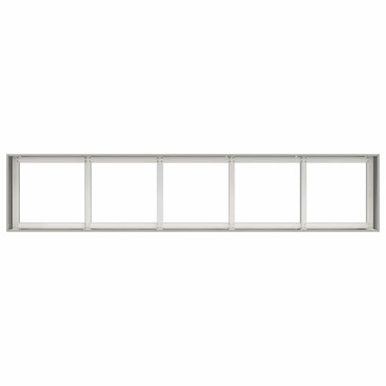 Fioriera 200x40x40 cm in Acciaio Inox