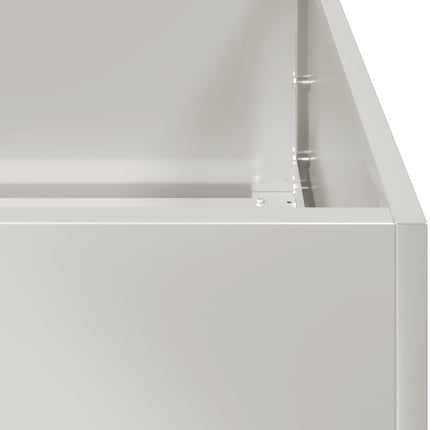 Fioriera 200x40x40 cm in Acciaio Inox