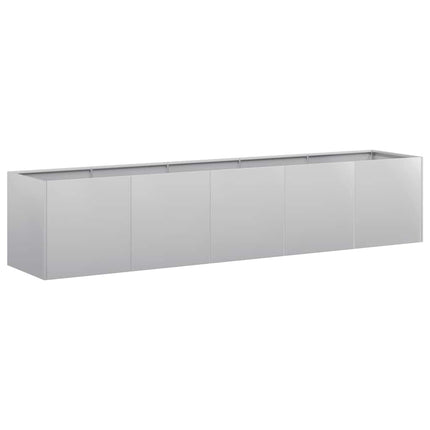 Fioriera 200x40x40 cm in Acciaio Zincato
